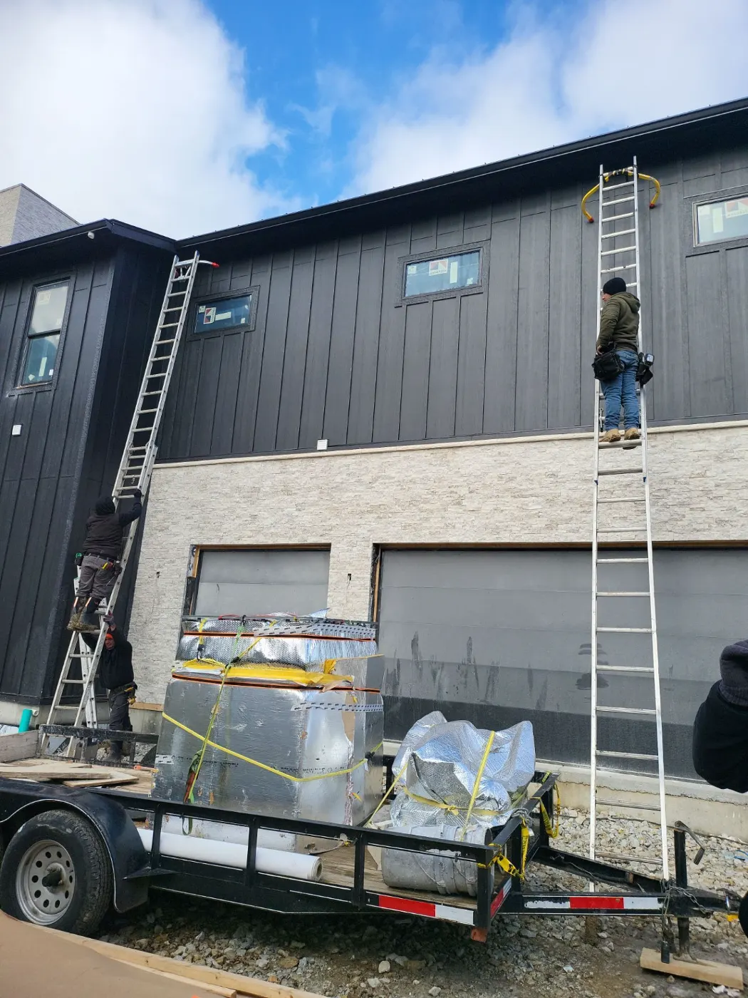 Storm-damaged siding documented in Heron Ridge